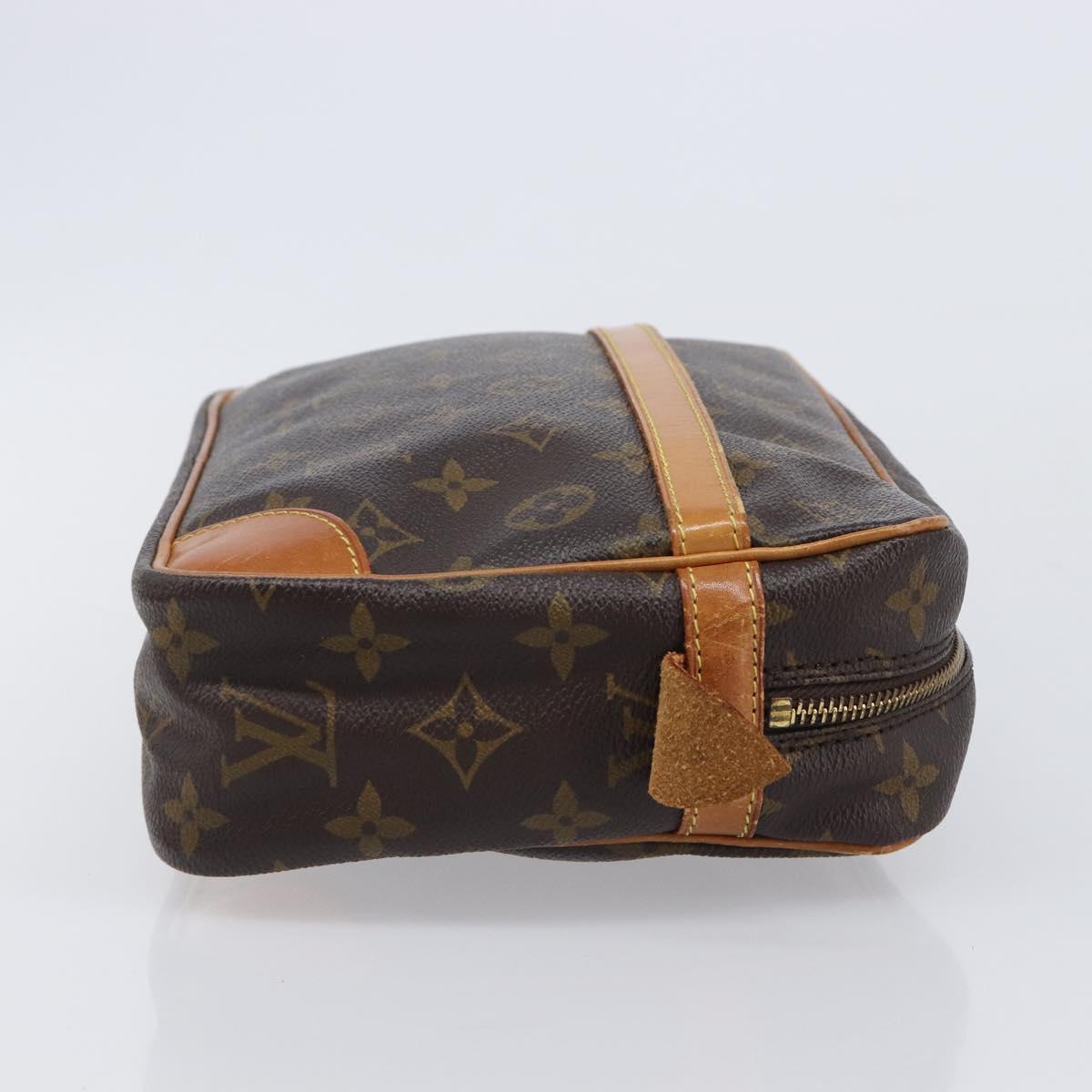 LOUIS VUITTON Monogram Compiegne 28 Clutch Bag M51845 LV Auth ep16150