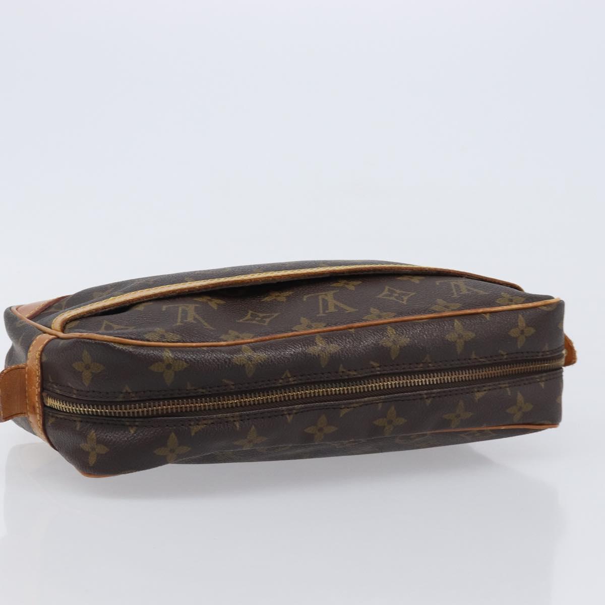 LOUIS VUITTON Monogram Compiegne 28 Clutch Bag M51845 LV Auth ep16150