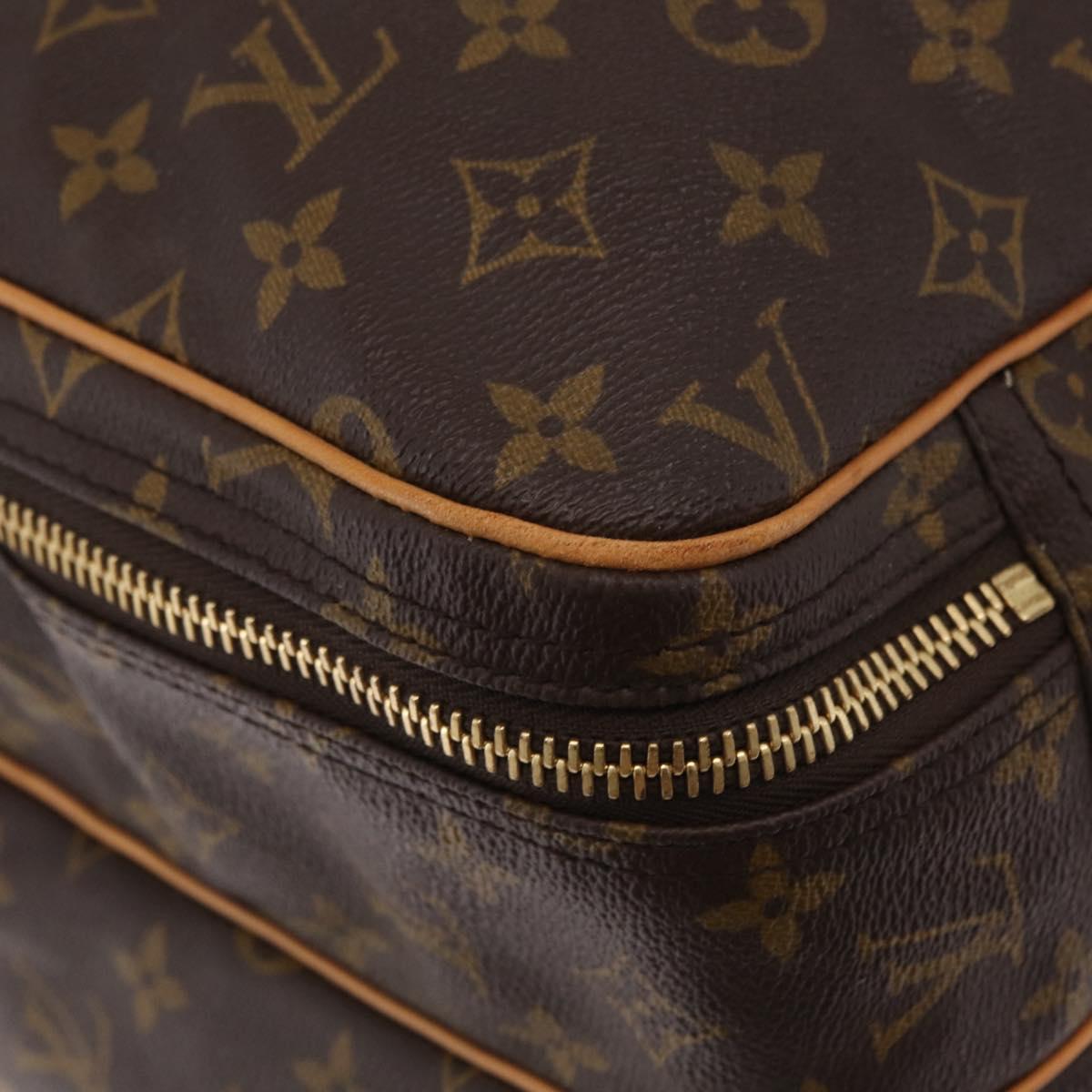 LOUIS VUITTON Monogram Alize de Poche Boston Bag 2way M41392 LV Auth ep16167