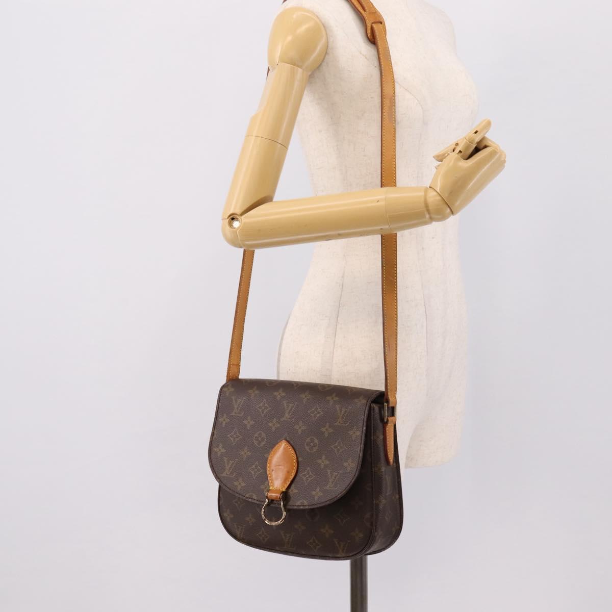 LOUIS VUITTON Monogram Saint Cloud GM Shoulder Bag M51242 LV Auth ep16177