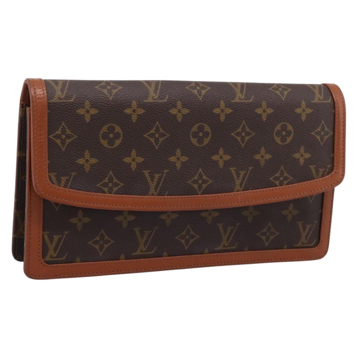 LOUIS VUITTON Monogram Pochette Dam GM Clutch Bag M51810 LV Auth ep16181