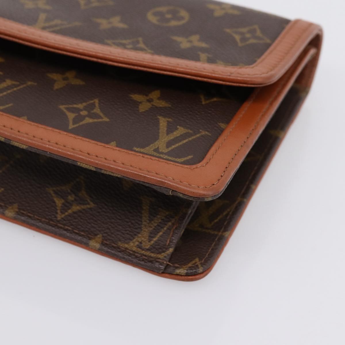 LOUIS VUITTON Monogram Pochette Dam GM Clutch Bag M51810 LV Auth ep16181