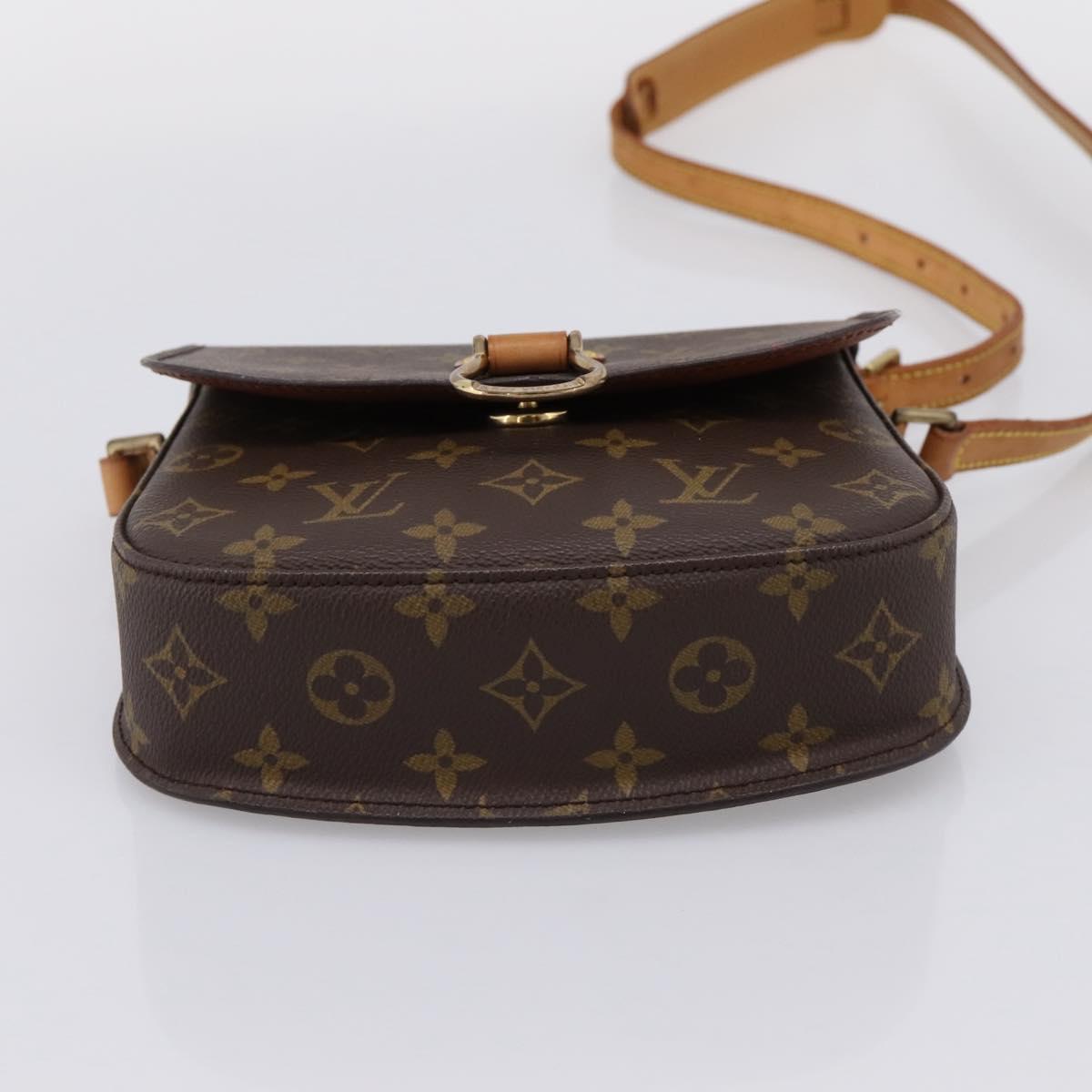 LOUIS VUITTON Monogram Saint Cloud MM Shoulder Bag M51243 LV Auth ep16184A