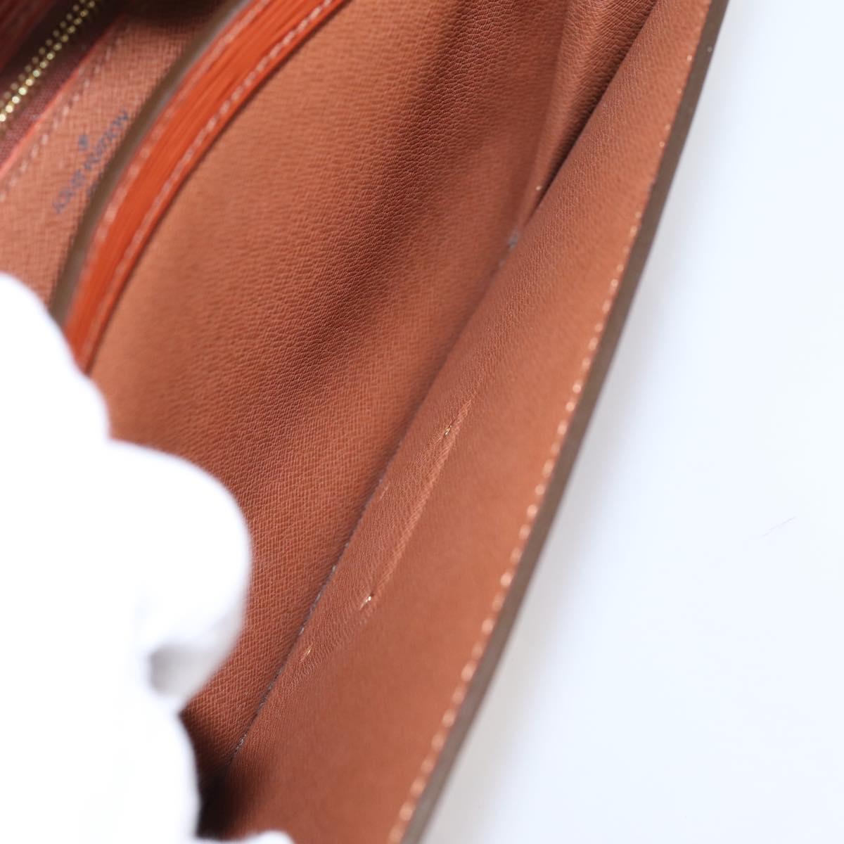 LOUIS VUITTON Epi Serie Dragonne Hand Bag Brown M52618 LV Auth ep16187A