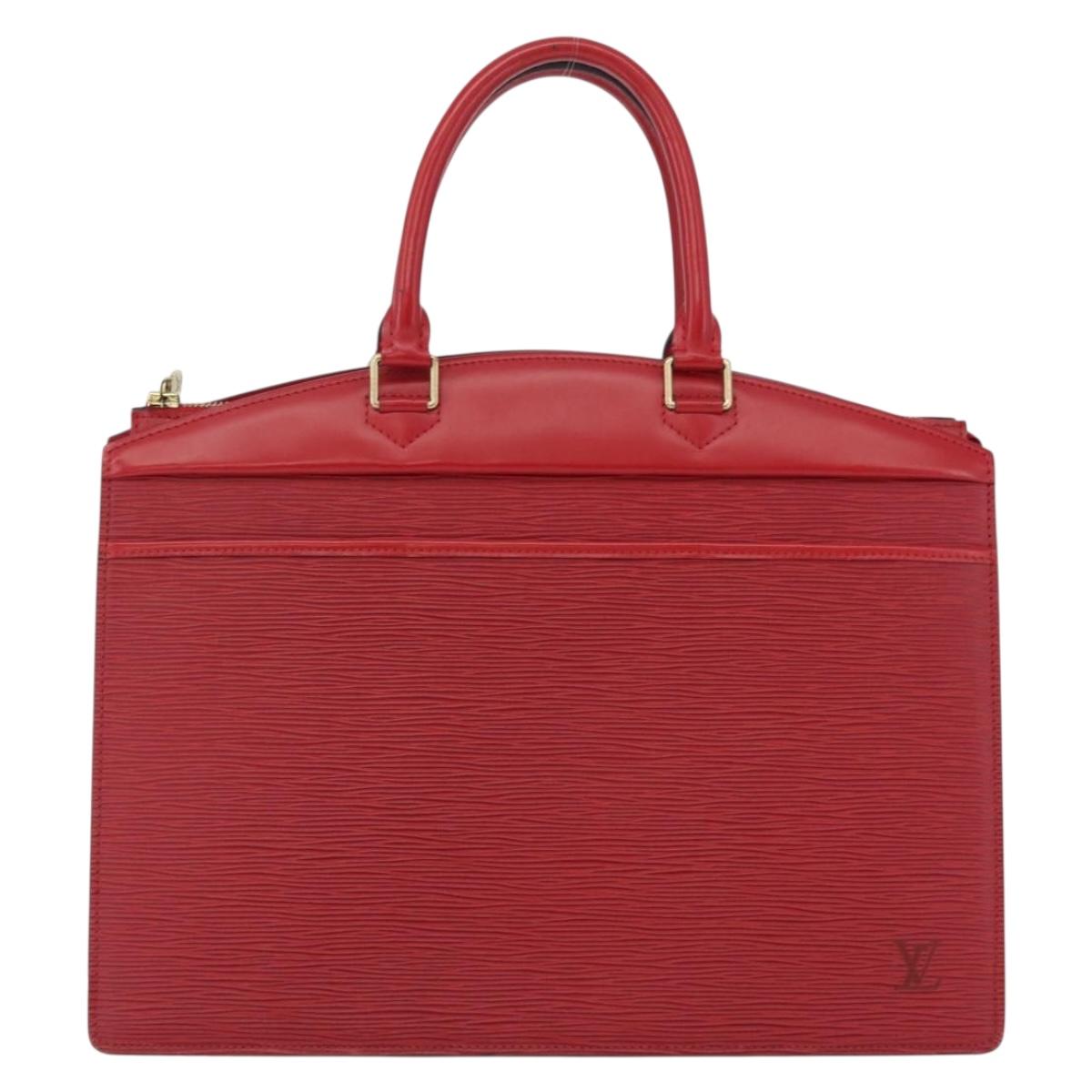 LOUIS VUITTON Epi Riviera Hand Bag Red M48187 LV Auth ep16189