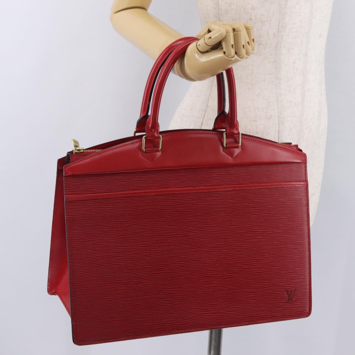 LOUIS VUITTON Epi Riviera Hand Bag Red M48187 LV Auth ep16189