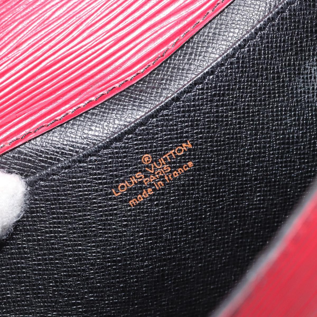 LOUIS VUITTON Epi Art Deco Clutch Bag Red M52637 LV Auth ep16193