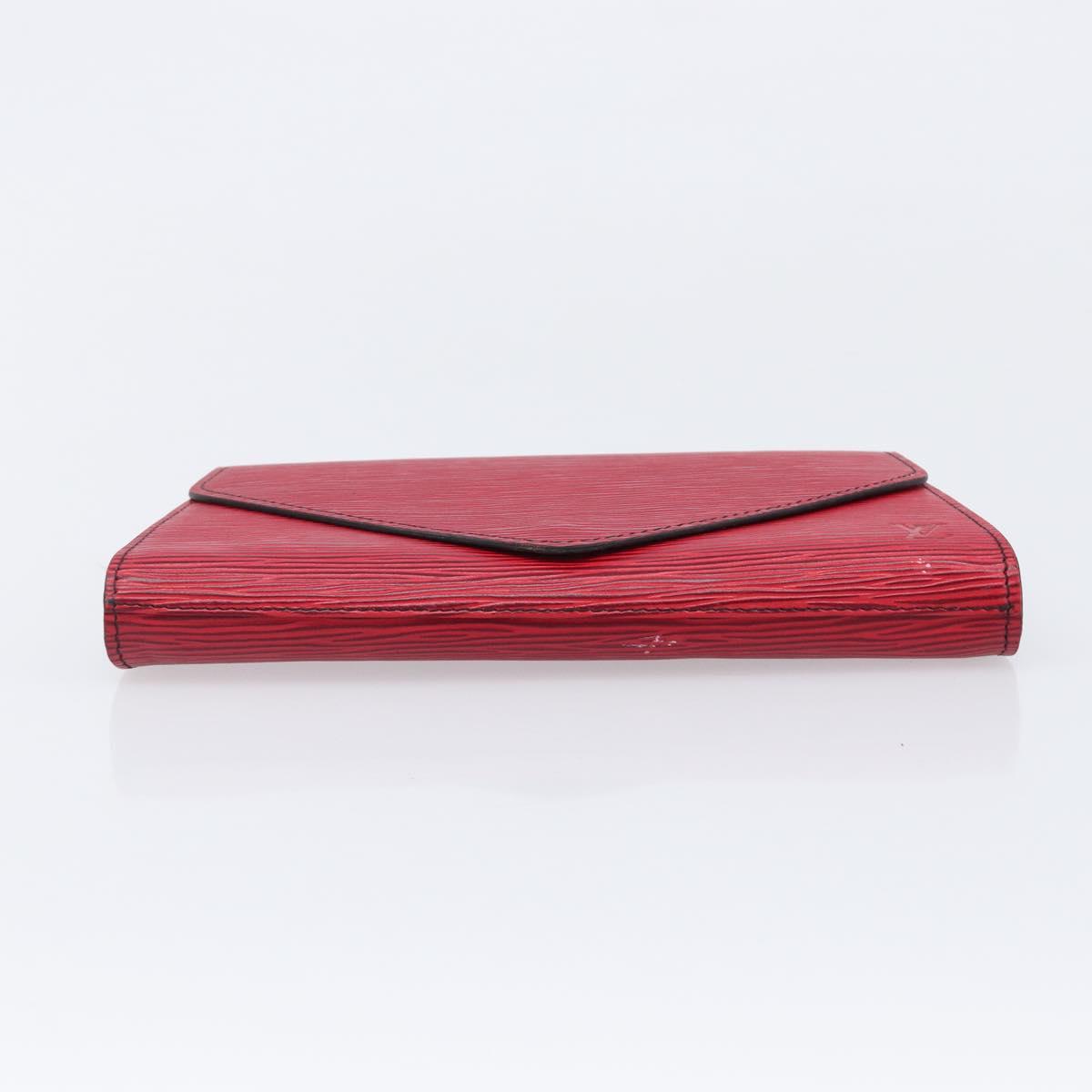 LOUIS VUITTON Epi Art Deco Clutch Bag Red M52637 LV Auth ep16193