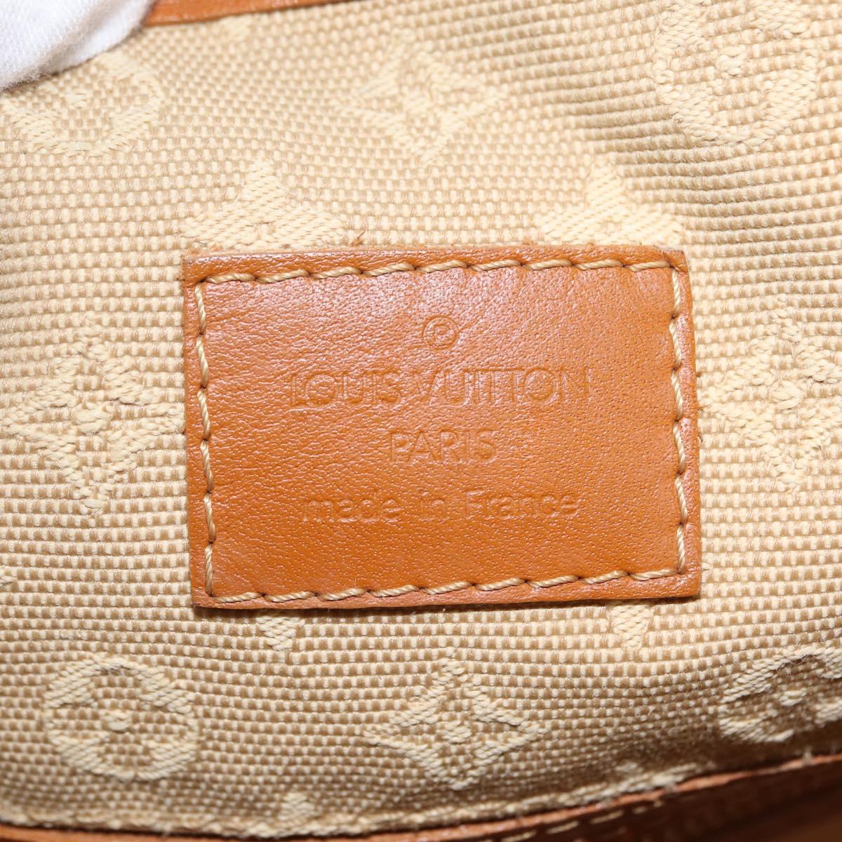 LOUIS VUITTON Monogram Mini Buzas Marie Kate Bag Beige M92323 LV Auth ep16199