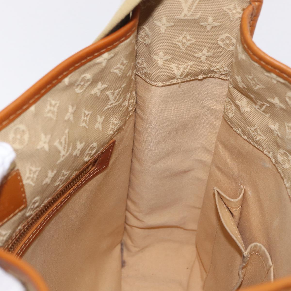 LOUIS VUITTON Monogram Mini Buzas Marie Kate Bag Beige M92323 LV Auth ep16199