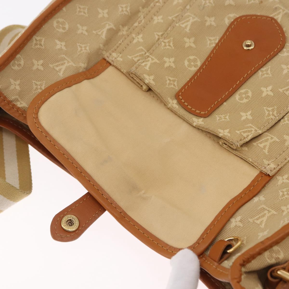 LOUIS VUITTON Monogram Mini Buzas Marie Kate Bag Beige M92323 LV Auth ep16199