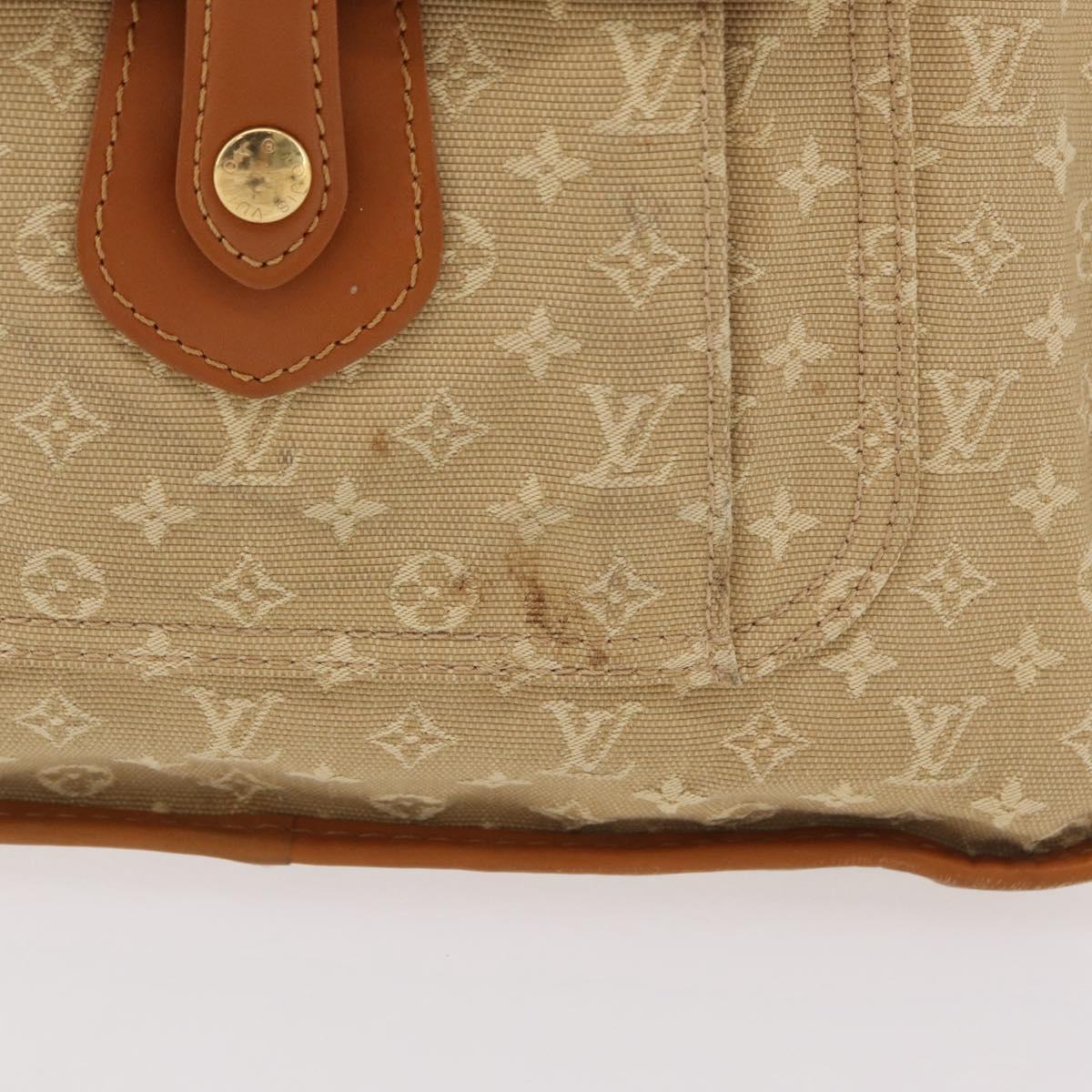 LOUIS VUITTON Monogram Mini Buzas Marie Kate Bag Beige M92323 LV Auth ep16199