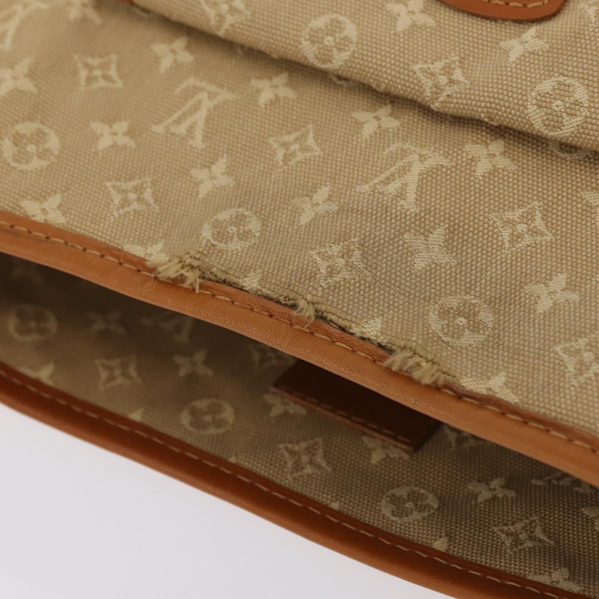 LOUIS VUITTON Monogram Mini Buzas Marie Kate Bag Beige M92323 LV Auth ep16199