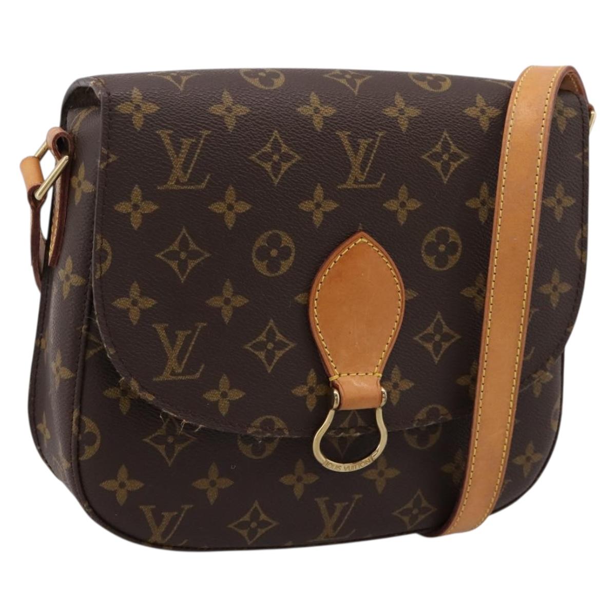 LOUIS VUITTON Monogram Saint Cloud GM Shoulder Bag M51242 LV Auth ep16200A