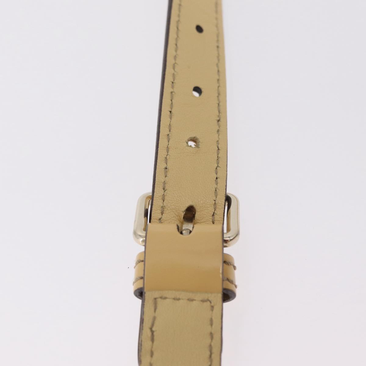 GUCCI GG Supreme Shoulder Bag PVC Beige Gold 201447 Auth ep16201