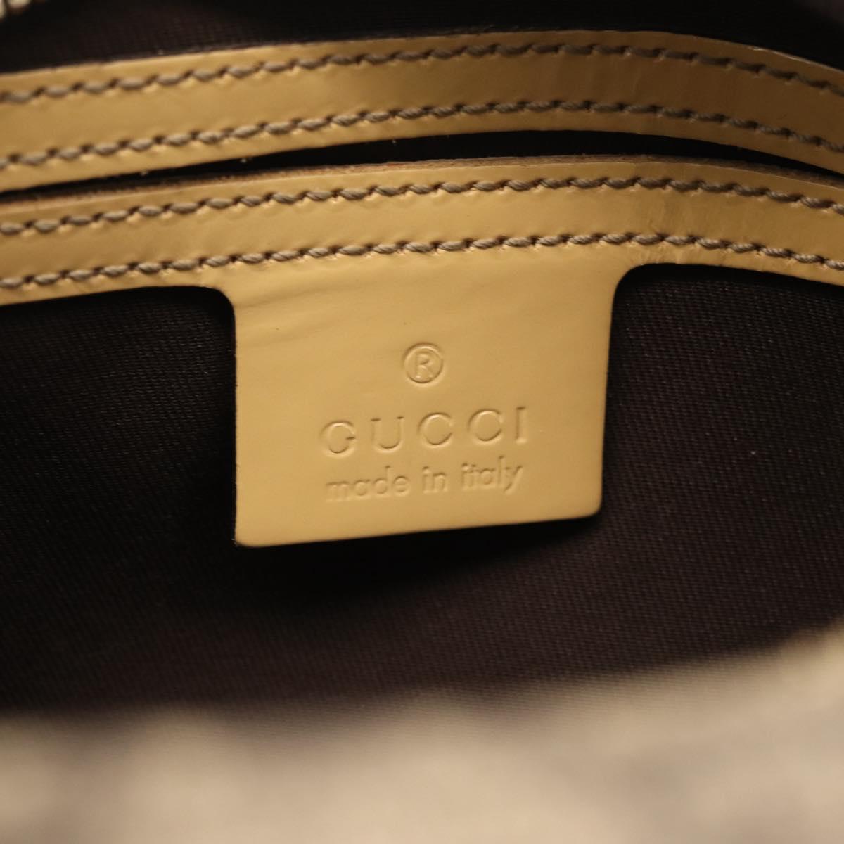 GUCCI GG Supreme Shoulder Bag PVC Beige Gold 201447 Auth ep16201