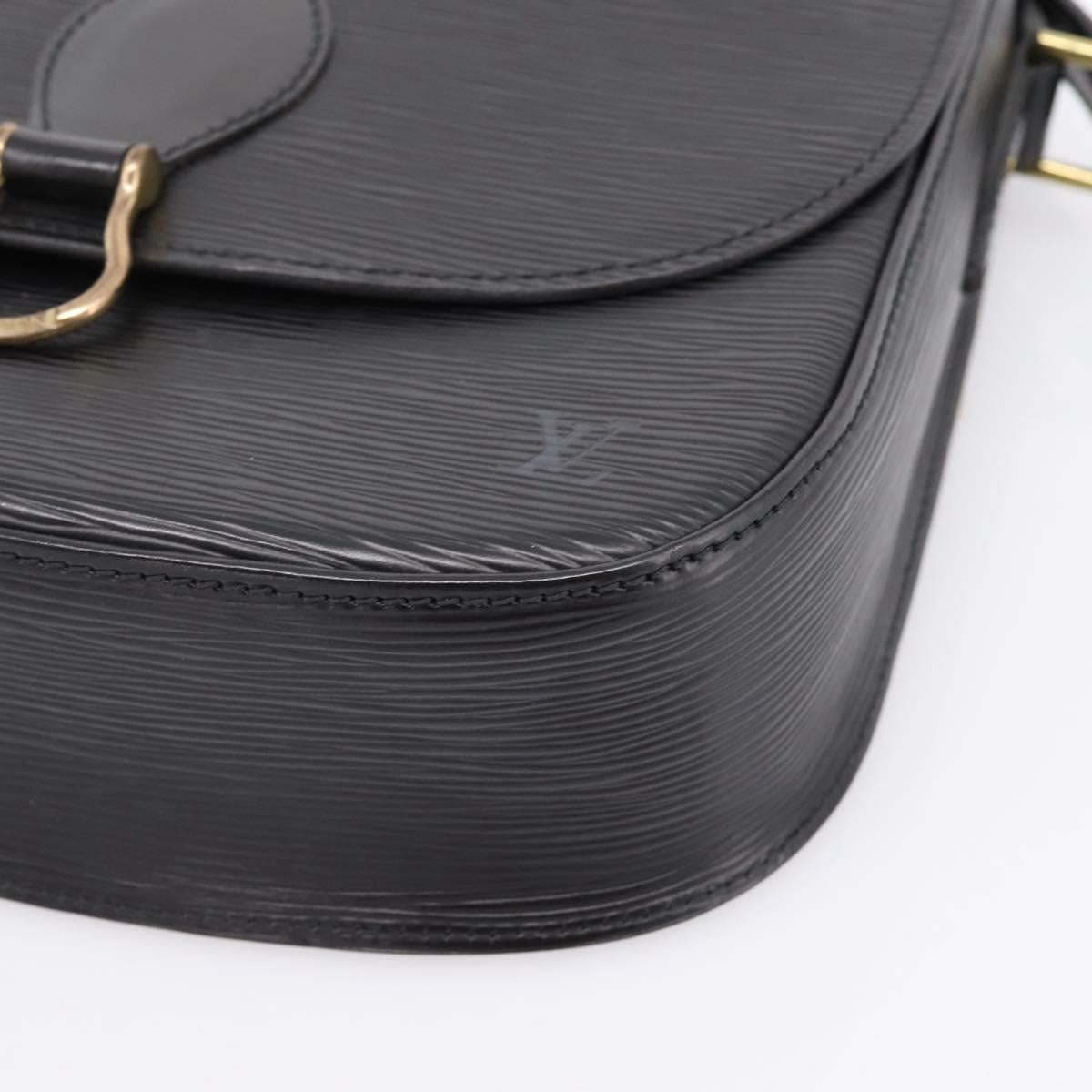 LOUIS VUITTON Epi Saint Cloud GM Shoulder Bag Black Noir M52192 LV Auth ep16207A