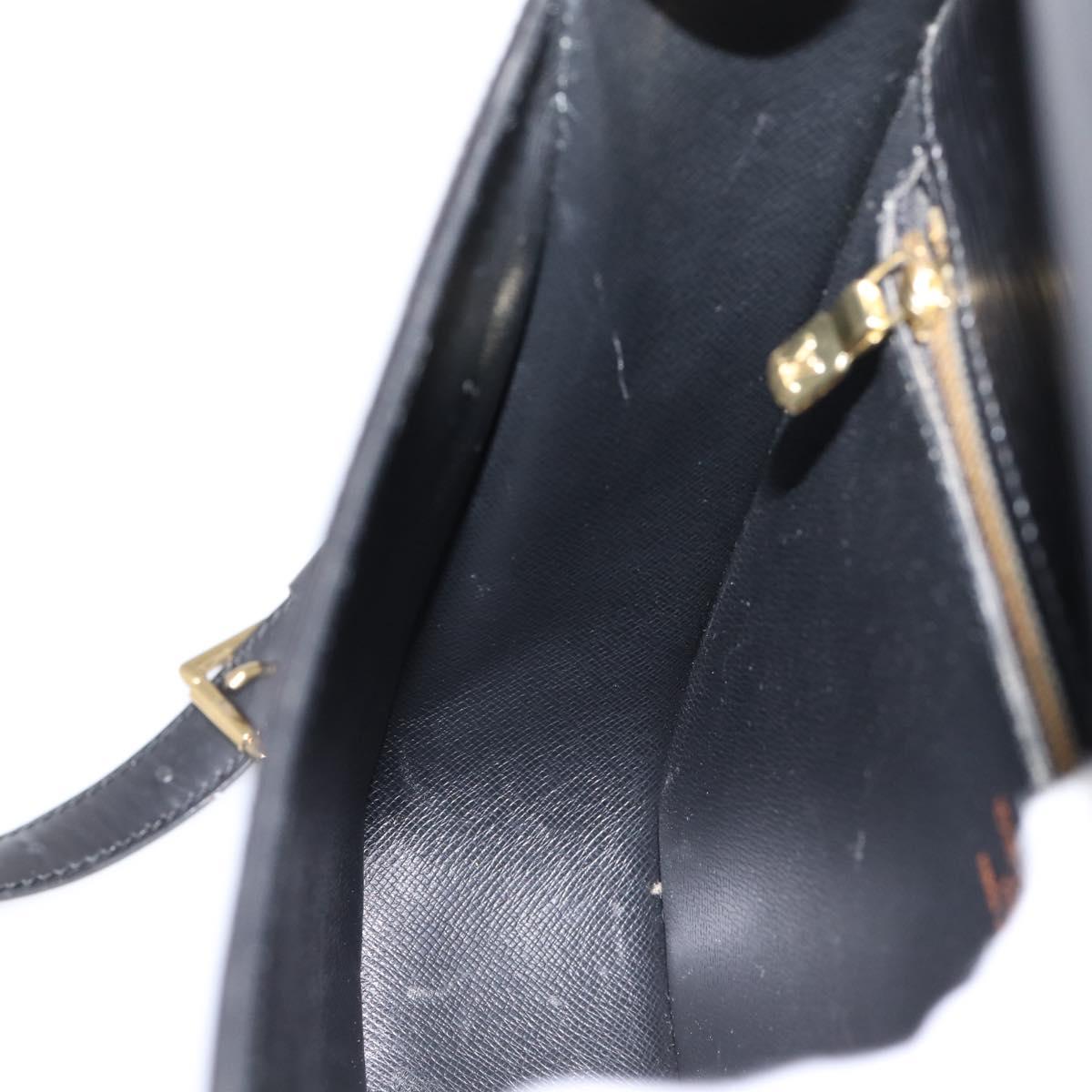 LOUIS VUITTON Epi Saint Cloud GM Shoulder Bag Black Noir M52192 LV Auth ep16207A