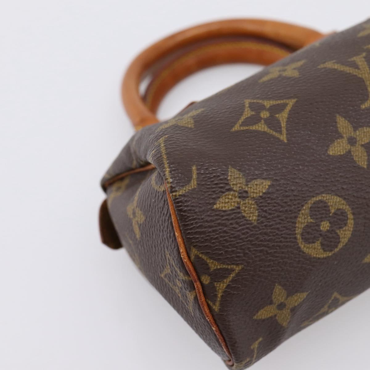 LOUIS VUITTON Monogram Mini Speedy Hand Bag M41534 LV Auth ep16208