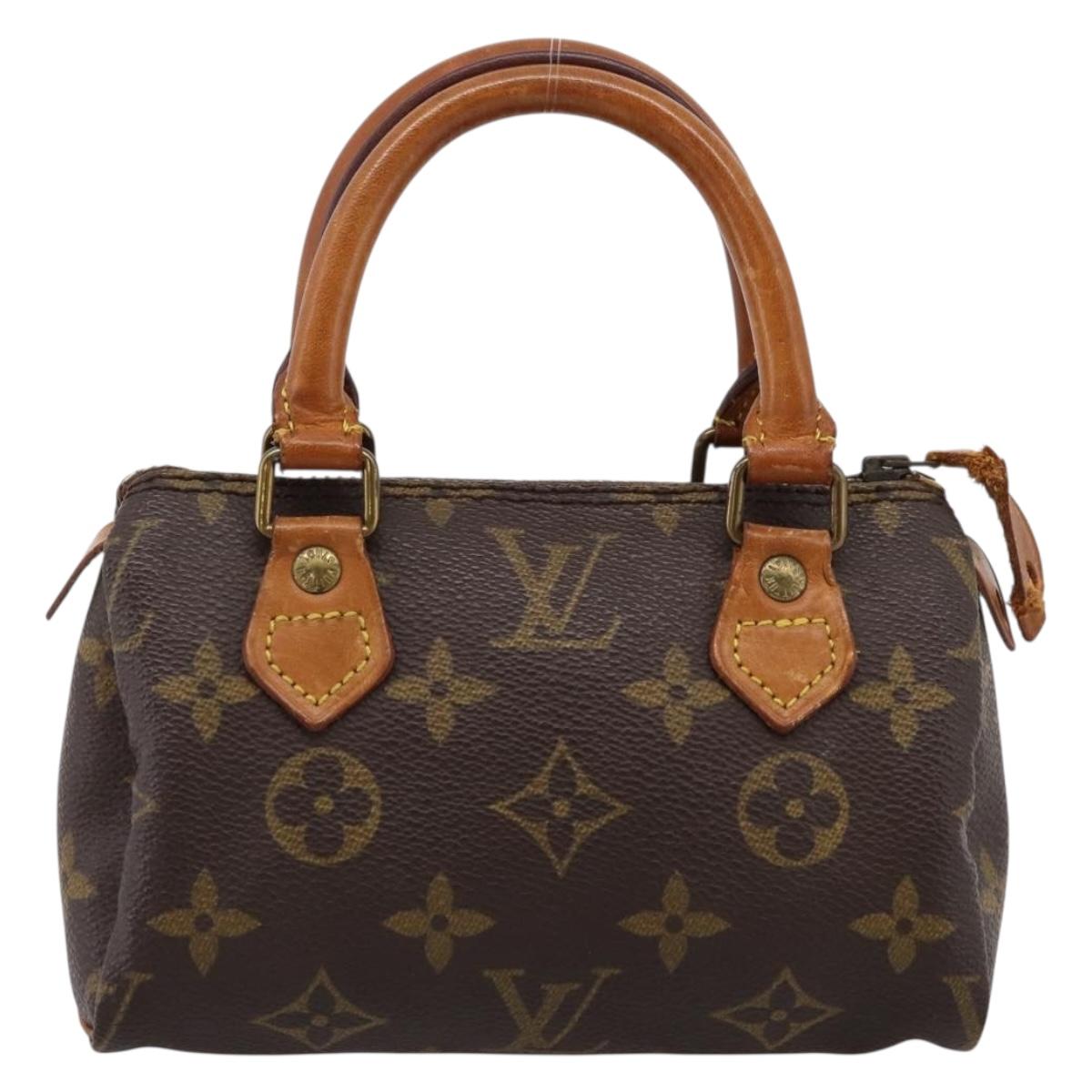 LOUIS VUITTON Monogram Mini Speedy Hand Bag M41534 LV Auth ep16208