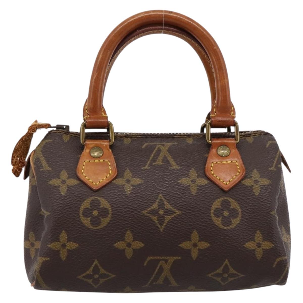 LOUIS VUITTON Monogram Mini Speedy Hand Bag M41534 LV Auth ep16208