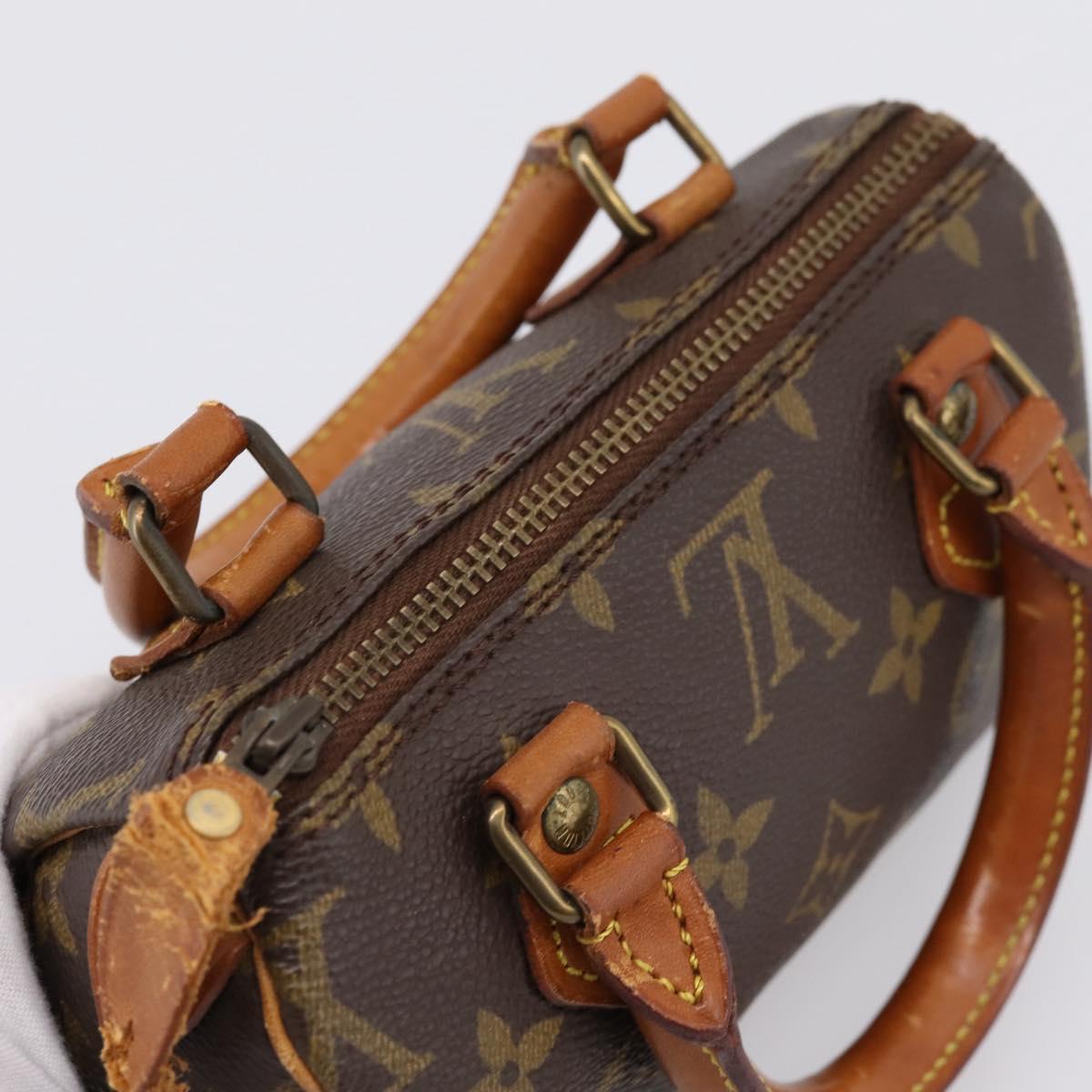 LOUIS VUITTON Monogram Mini Speedy Hand Bag M41534 LV Auth ep16208