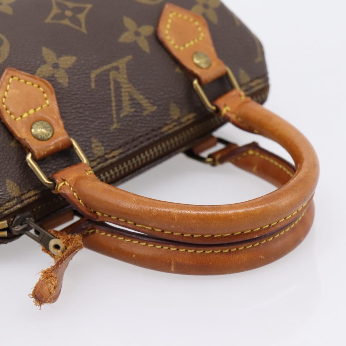 LOUIS VUITTON Monogram Mini Speedy Hand Bag M41534 LV Auth ep16208