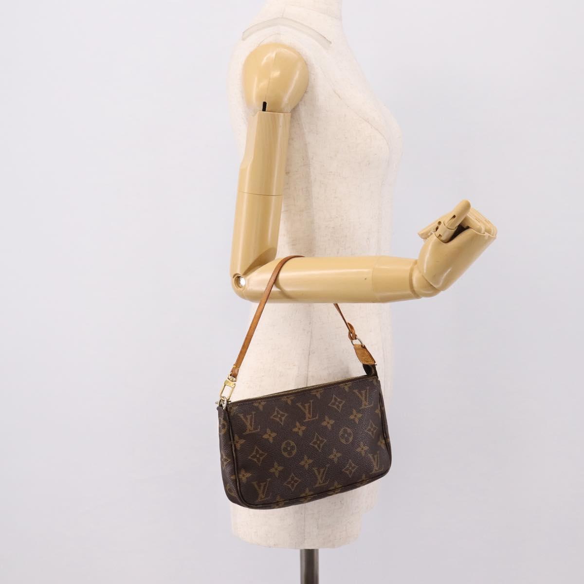 LOUIS VUITTON Monogram Pochette Accessoires Pouch M51980 LV Auth ep16209