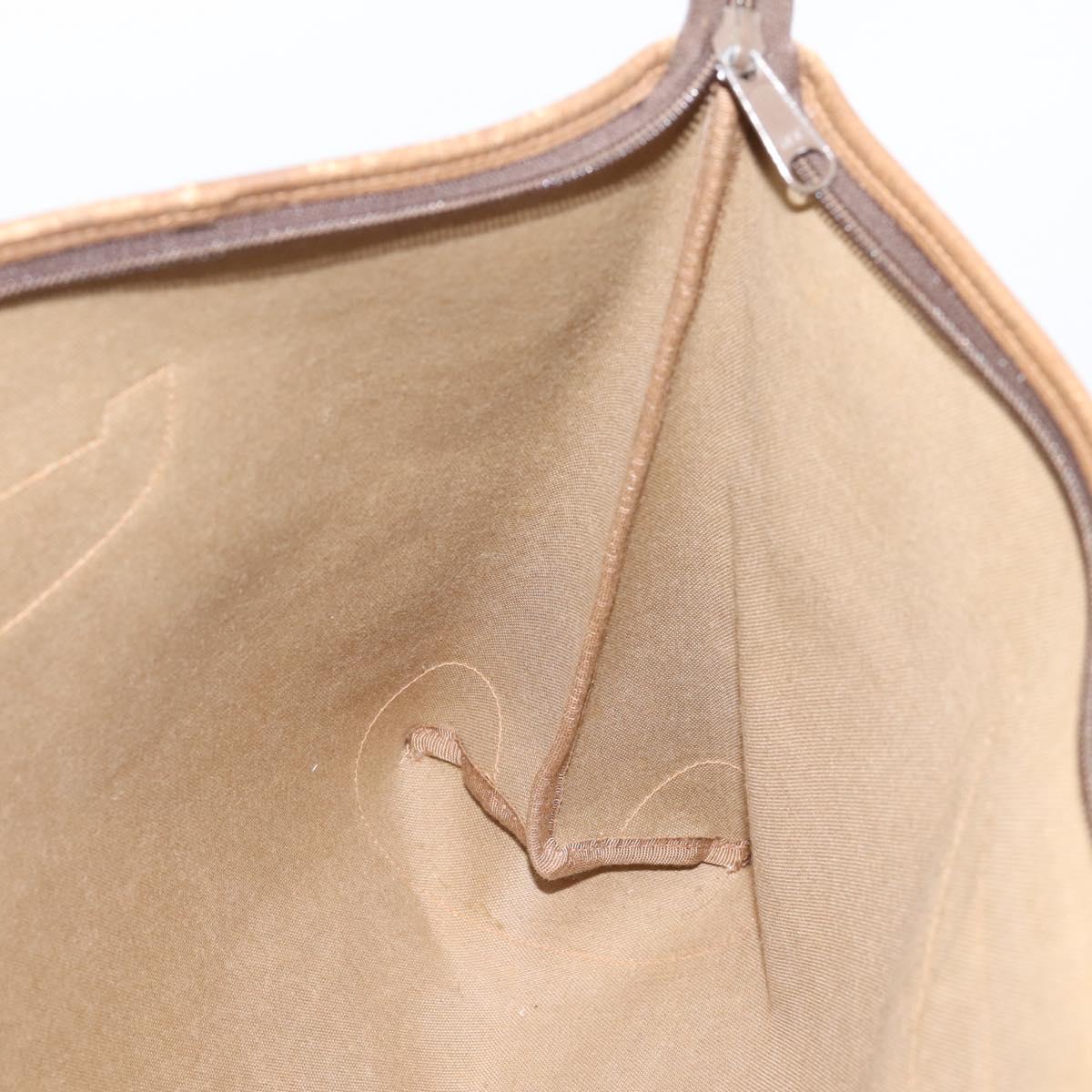 GUCCI GG Supreme Tote Bag PVC Beige Gold 89 02 904 Auth ep16215