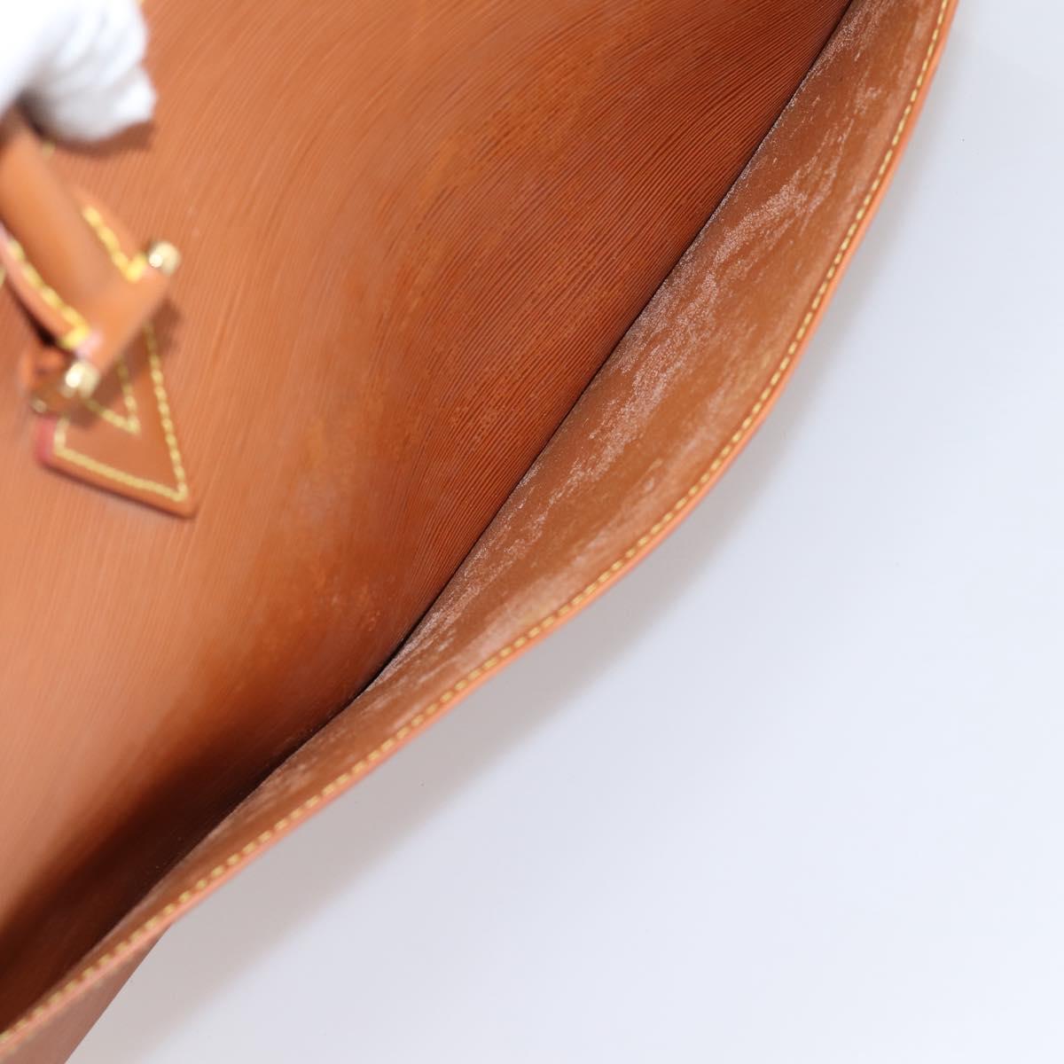 LOUIS VUITTON Epi Sorbonne Hand Bag Brown M54513 LV Auth ep16216A