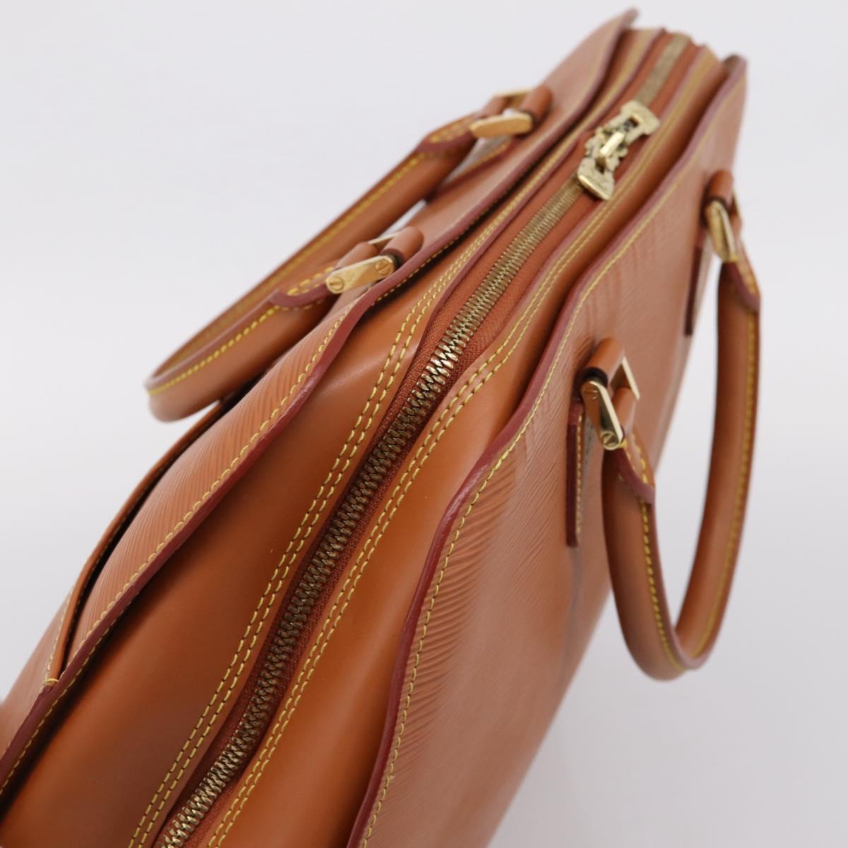 LOUIS VUITTON Epi Sorbonne Hand Bag Brown M54513 LV Auth ep16216A