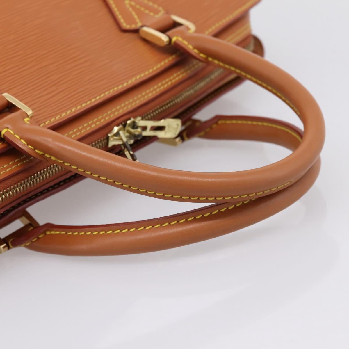 LOUIS VUITTON Epi Sorbonne Hand Bag Brown M54513 LV Auth ep16216A