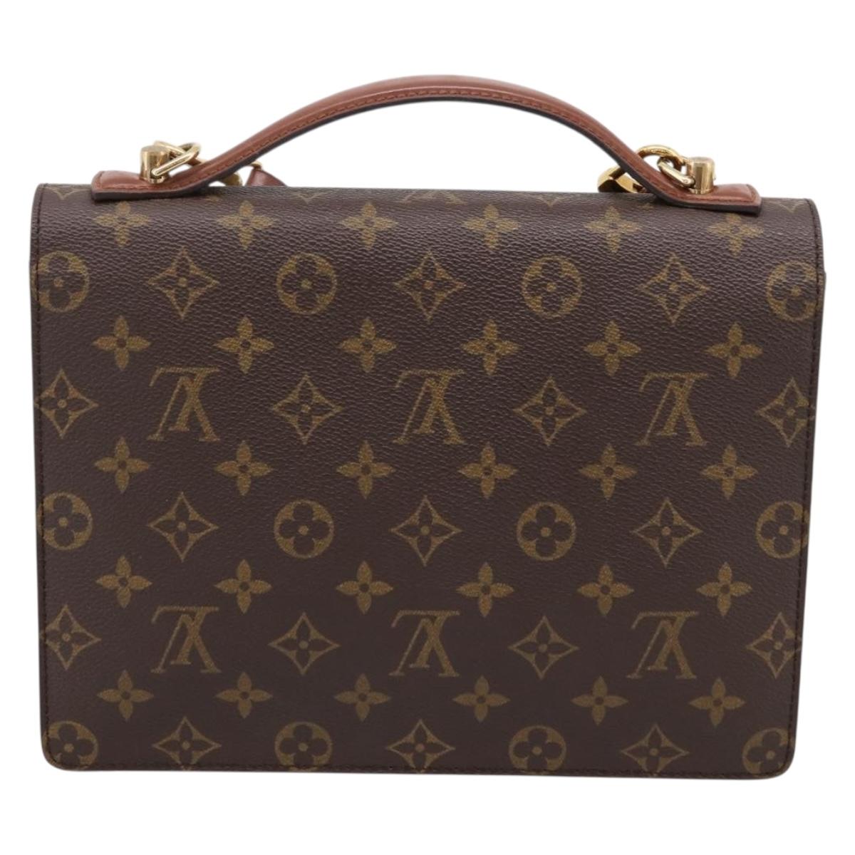 LOUIS VUITTON Monogram Monceau 26 Hand Bag M51187 LV Auth ep16227A