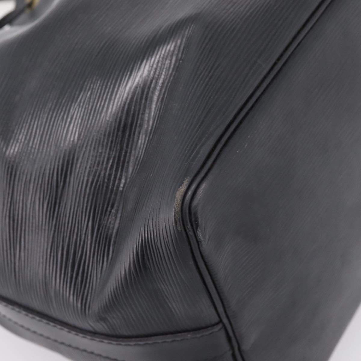 LOUIS VUITTON Epi Petit Noe Shoulder Bag Black M44102 LV Auth ep16238