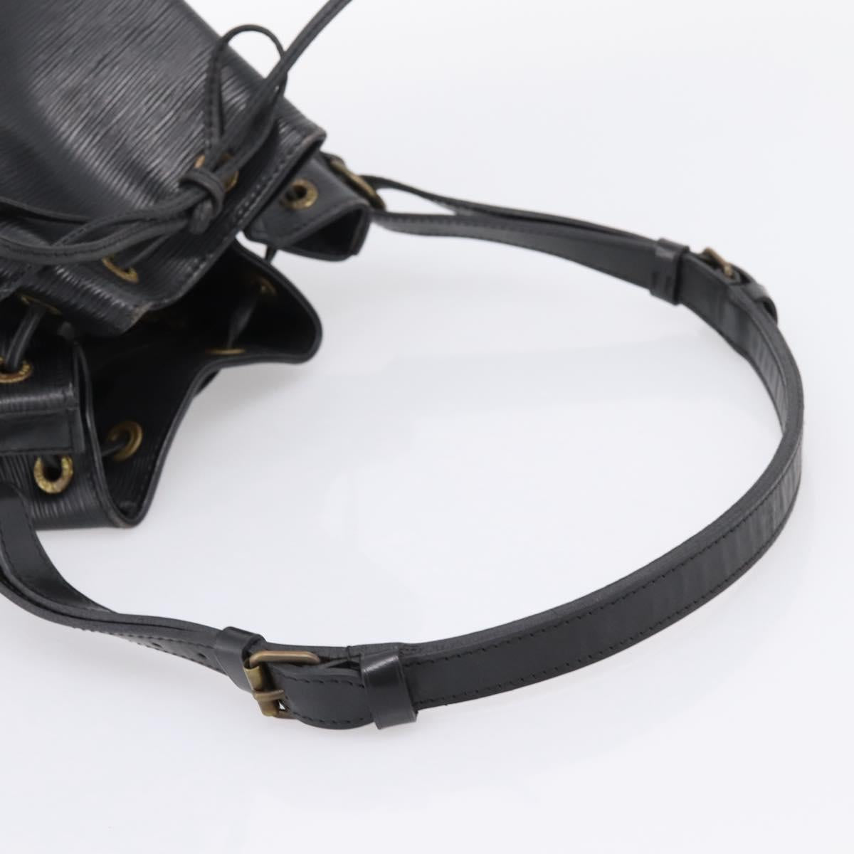 LOUIS VUITTON Epi Petit Noe Shoulder Bag Black M44102 LV Auth ep16238
