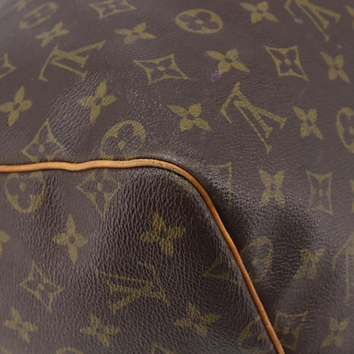 LOUIS VUITTON Monogram Keepall 55 Boston Bag M41424 LV Auth ep16241