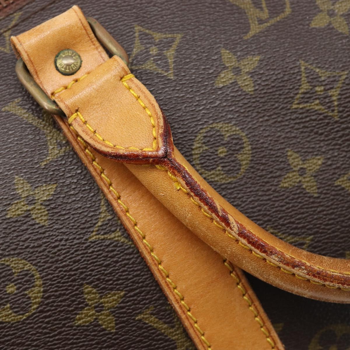 LOUIS VUITTON Monogram Keepall 55 Boston Bag M41424 LV Auth ep16241