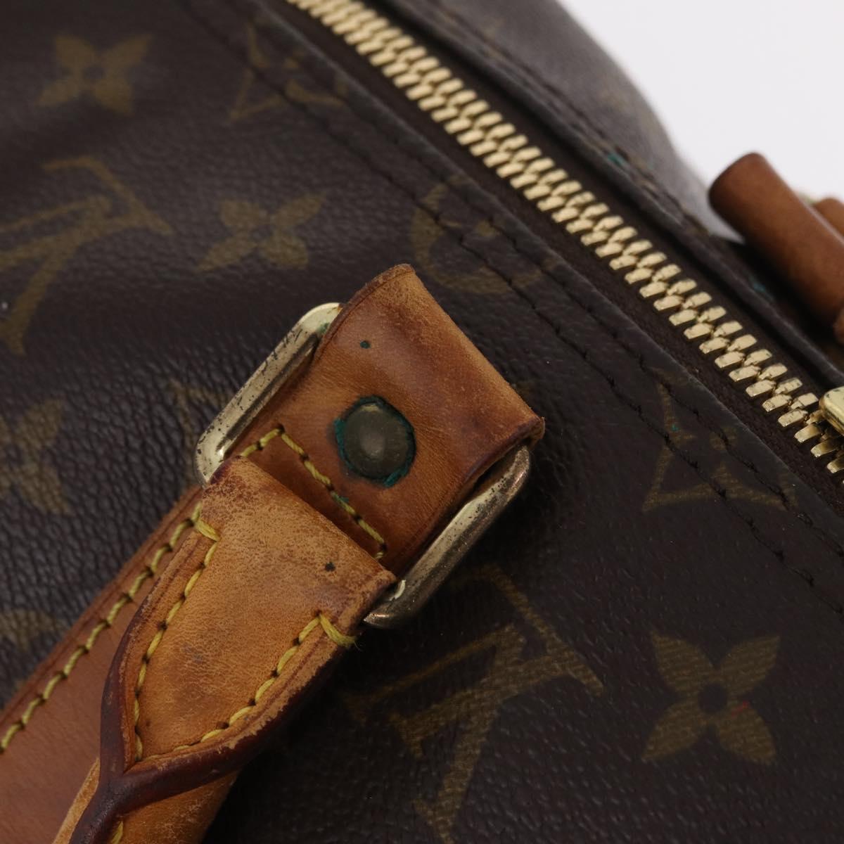LOUIS VUITTON Monogram Keepall Bandouliere 50 Boston Bag M41416 LV Auth ep16245