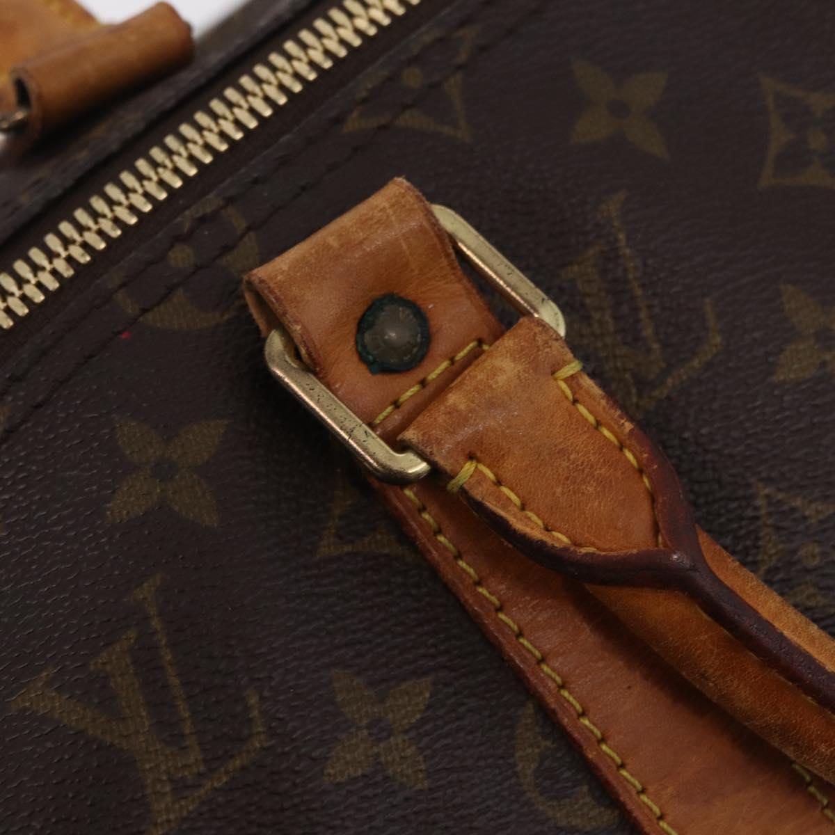 LOUIS VUITTON Monogram Keepall Bandouliere 50 Boston Bag M41416 LV Auth ep16245