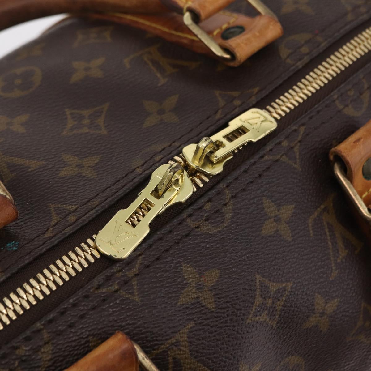 LOUIS VUITTON Monogram Keepall Bandouliere 50 Boston Bag M41416 LV Auth ep16245