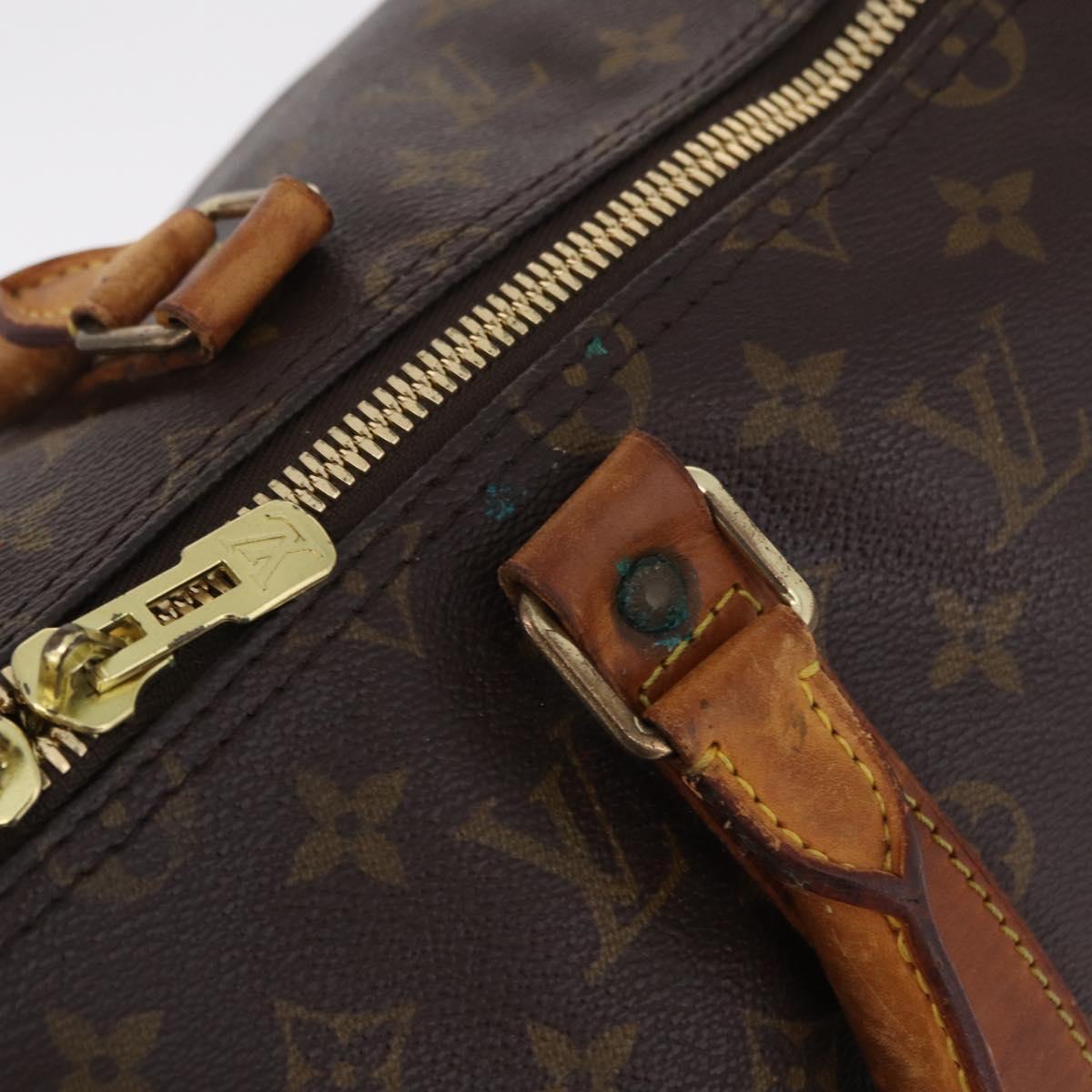 LOUIS VUITTON Monogram Keepall Bandouliere 50 Boston Bag M41416 LV Auth ep16245