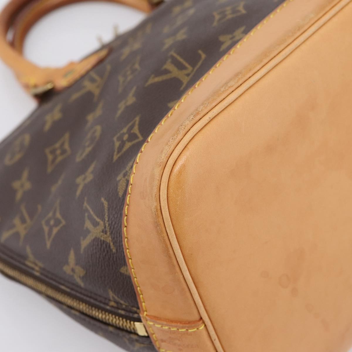 LOUIS VUITTON Monogram Alma Hand Bag M51130 LV Auth ep16247