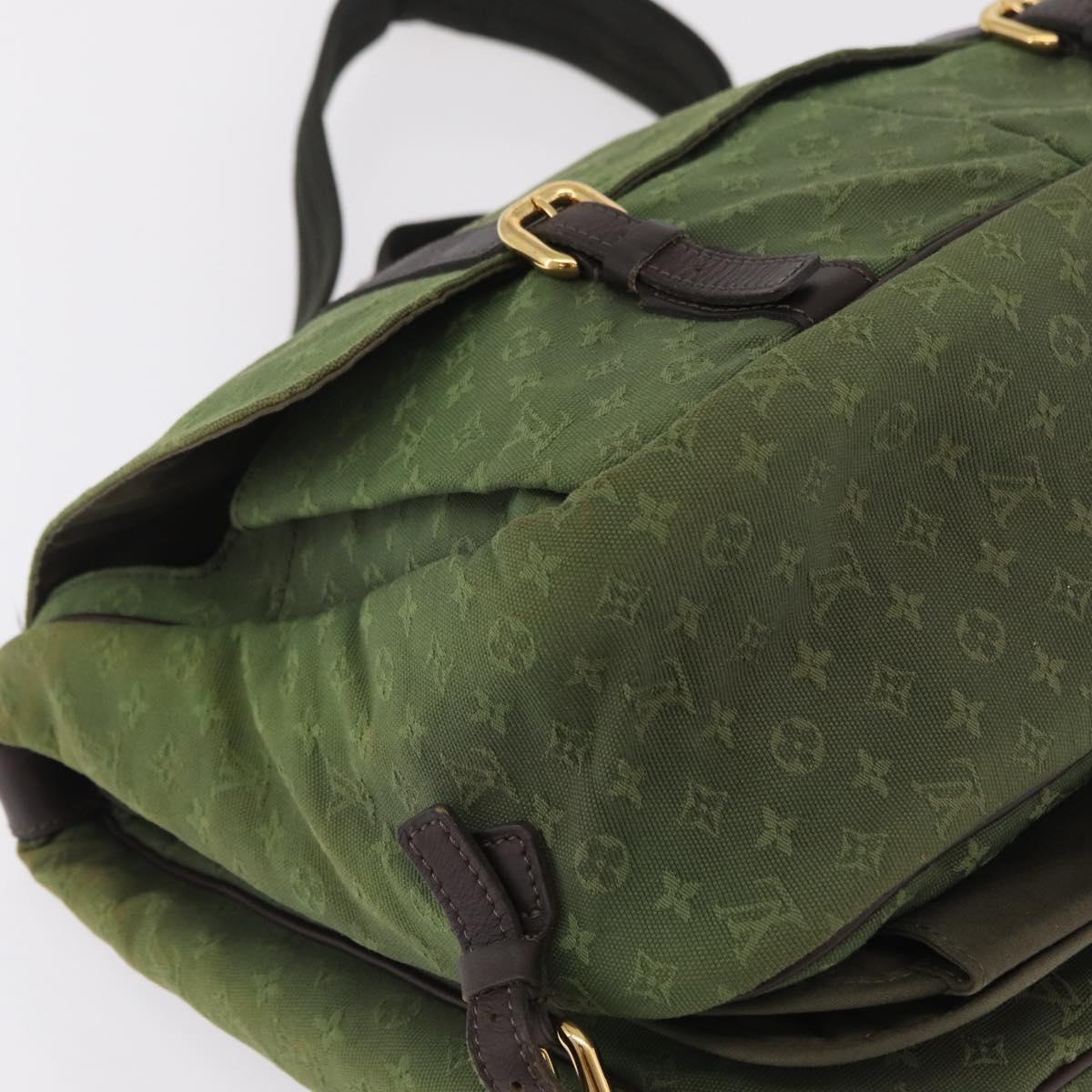 LOUIS VUITTON Monogram Mini Sac Maman Bag TST Khaki M42351 LV Auth ep16254