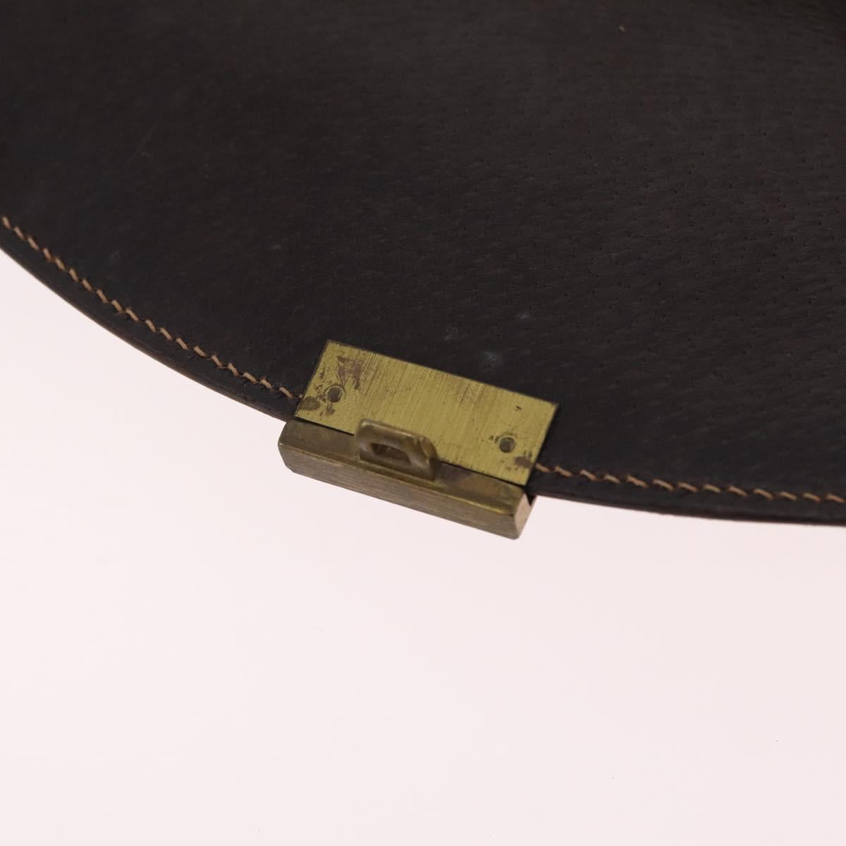 GUCCI Web Sherry Line Shoulder Bag Canvas Beige Gold Auth ep16256