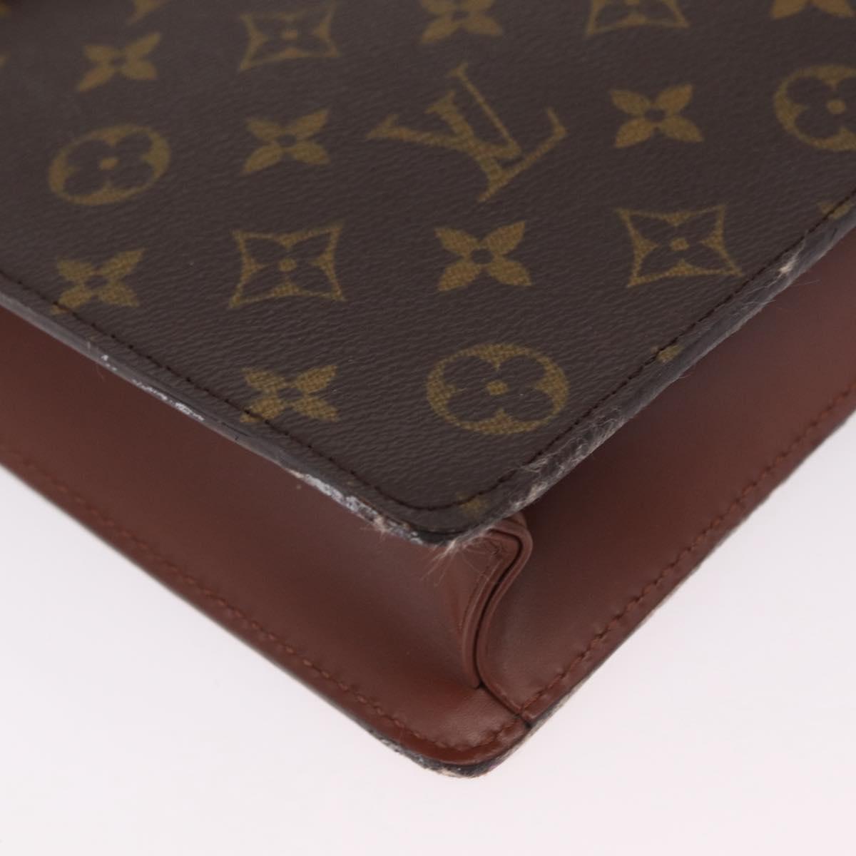 LOUIS VUITTON Monogram Porte Documents Bandouliere Bag M53338 LV Auth ep16259A