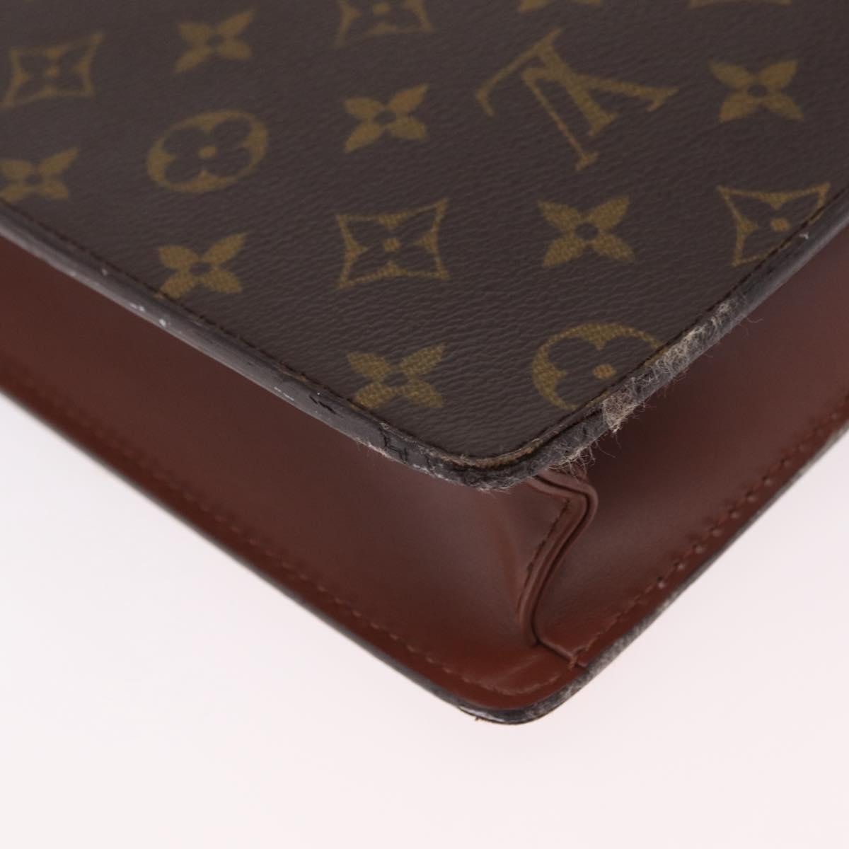 LOUIS VUITTON Monogram Porte Documents Bandouliere Bag M53338 LV Auth ep16259A