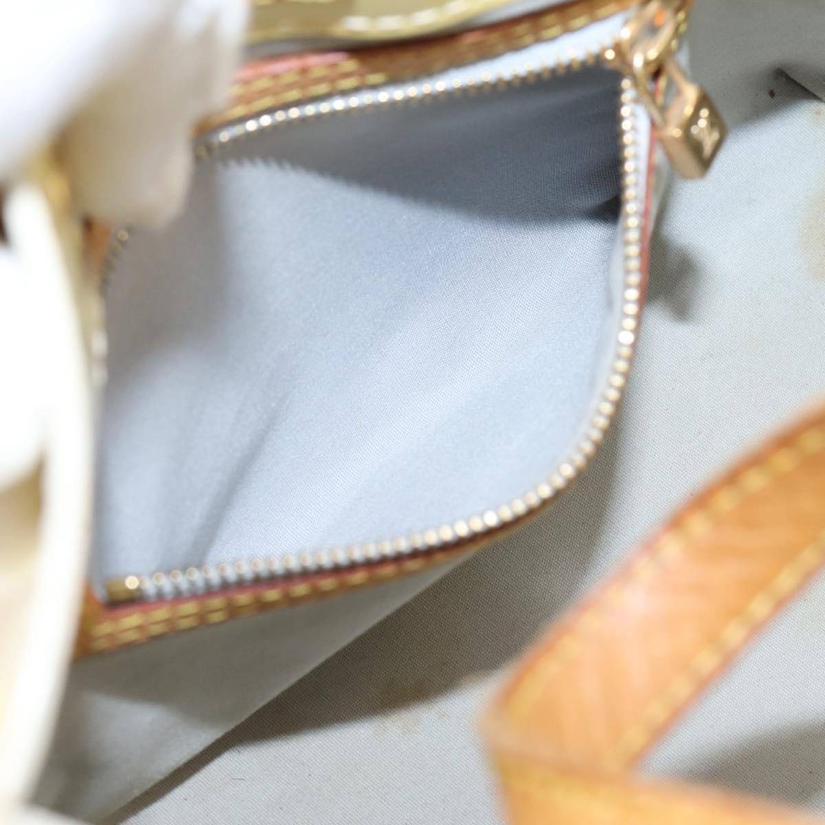 LOUIS VUITTON Monogram Vernis Reade PM Hand Bag Gris M91145 LV Auth ep16265