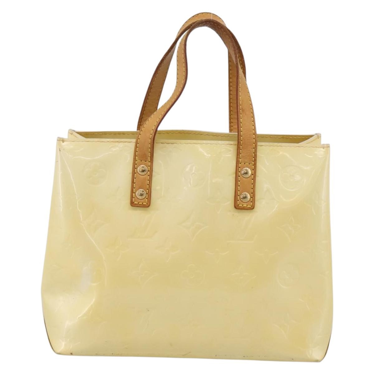 LOUIS VUITTON Monogram Vernis Reade PM Hand Bag Gris M91145 LV Auth ep16265