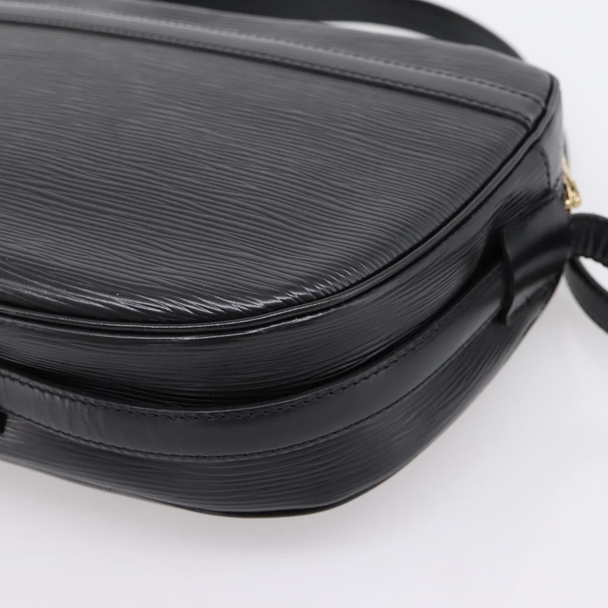 LOUIS VUITTON Epi Jeune Fille MM Shoulder Bag Black M52152 LV Auth ep16267A