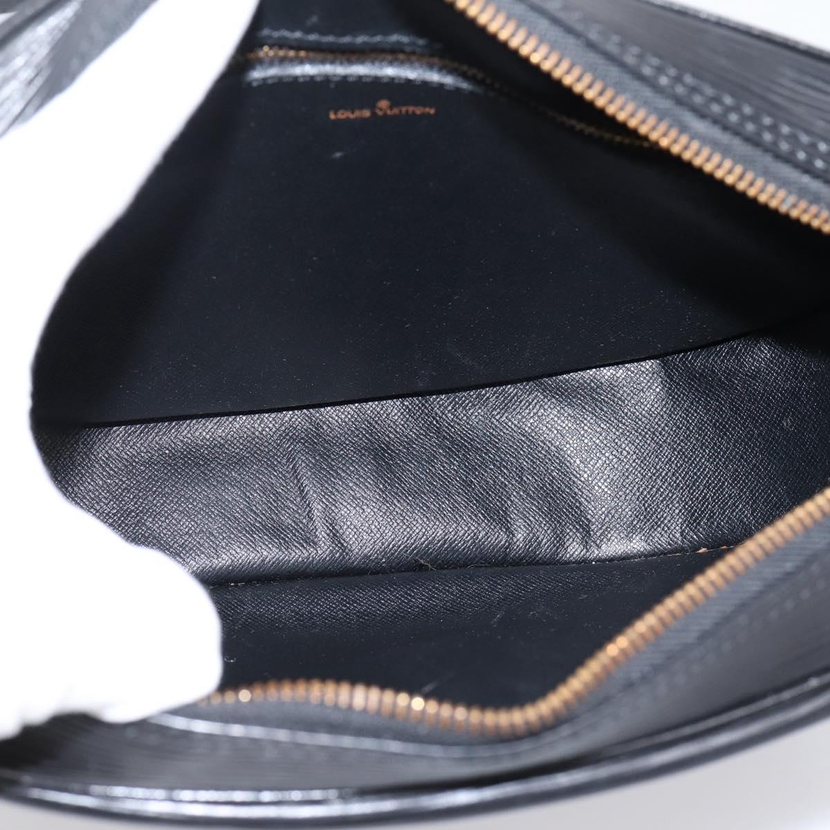 LOUIS VUITTON Epi Jeune Fille MM Shoulder Bag Black M52152 LV Auth ep16267A